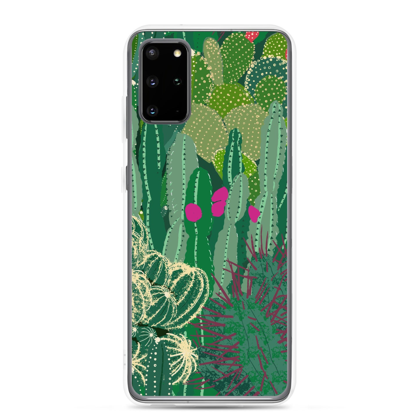 Cactus Cluster Clear Case for Samsung®