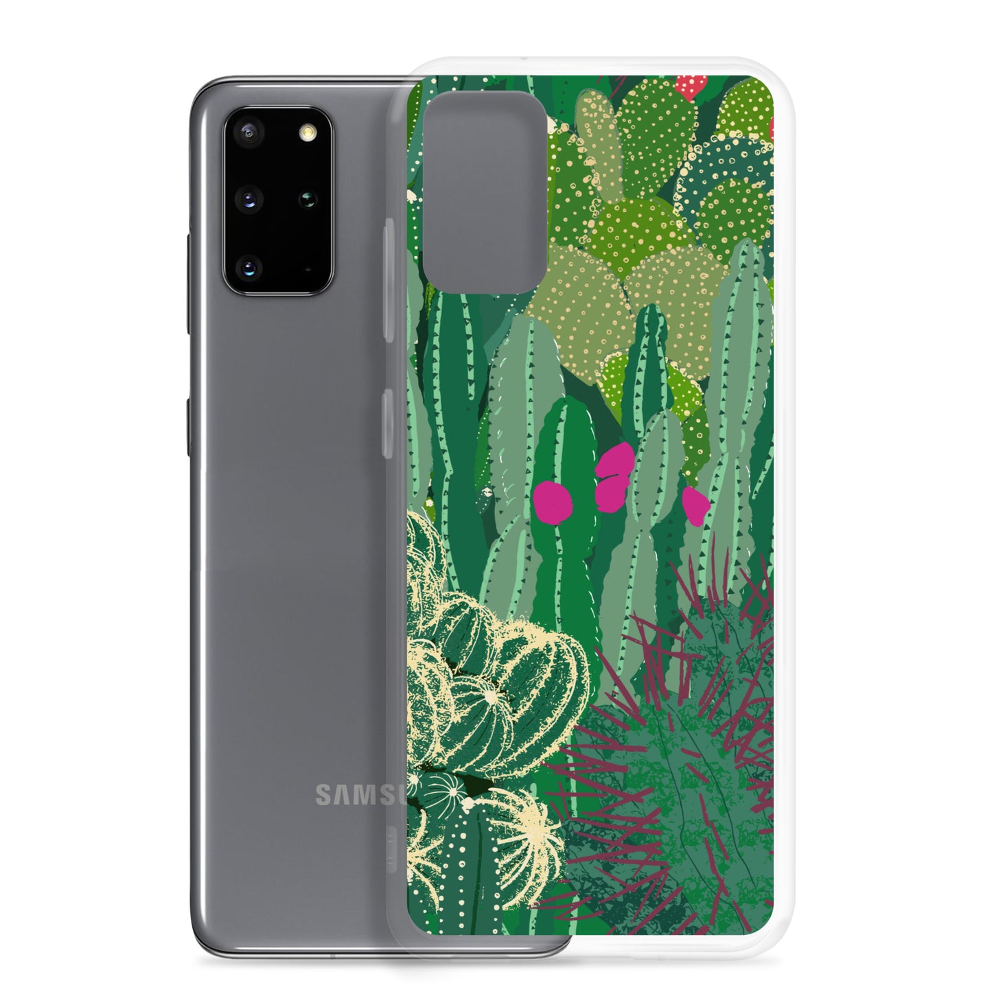 Cactus Cluster Clear Case for Samsung®