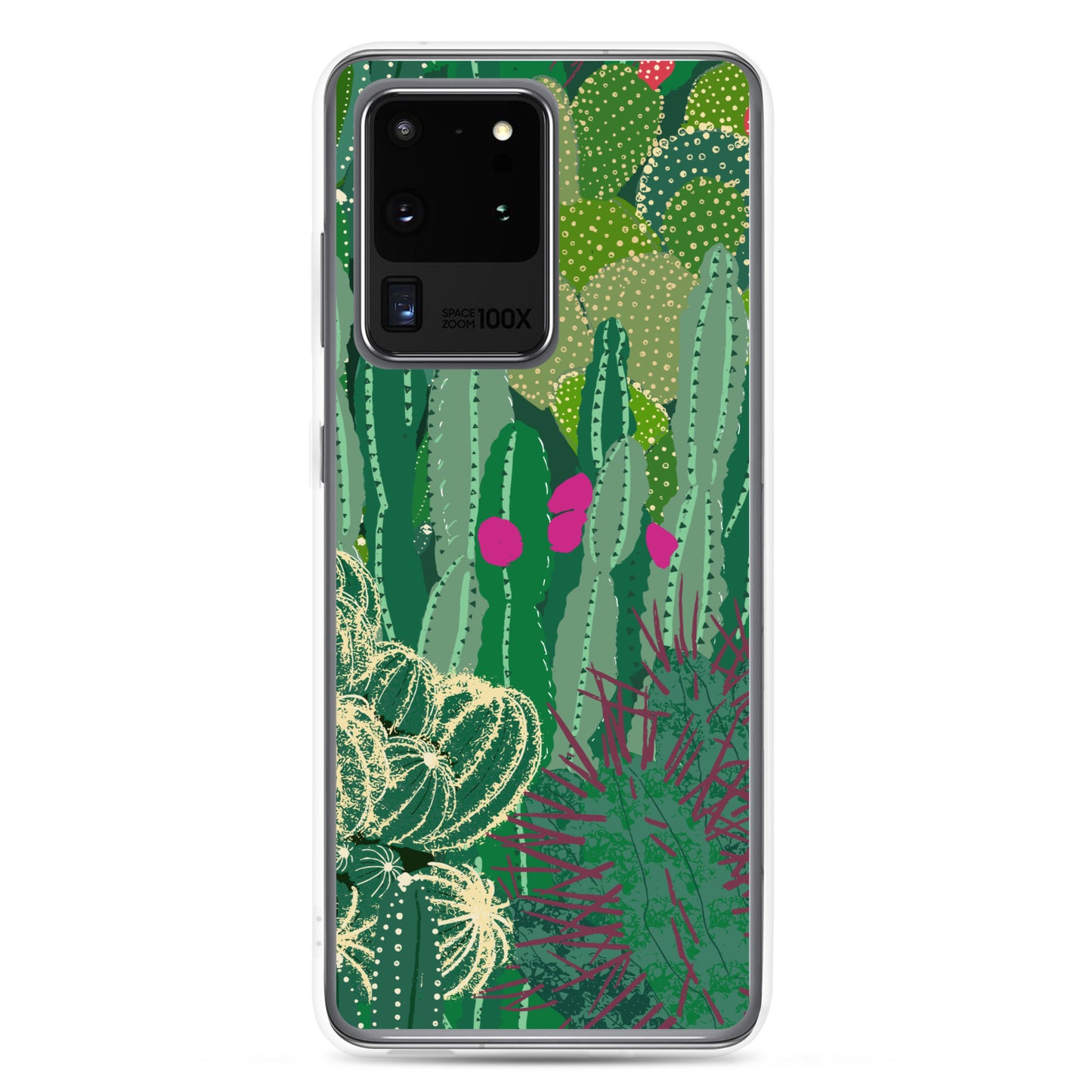 Cactus Cluster Clear Case for Samsung®