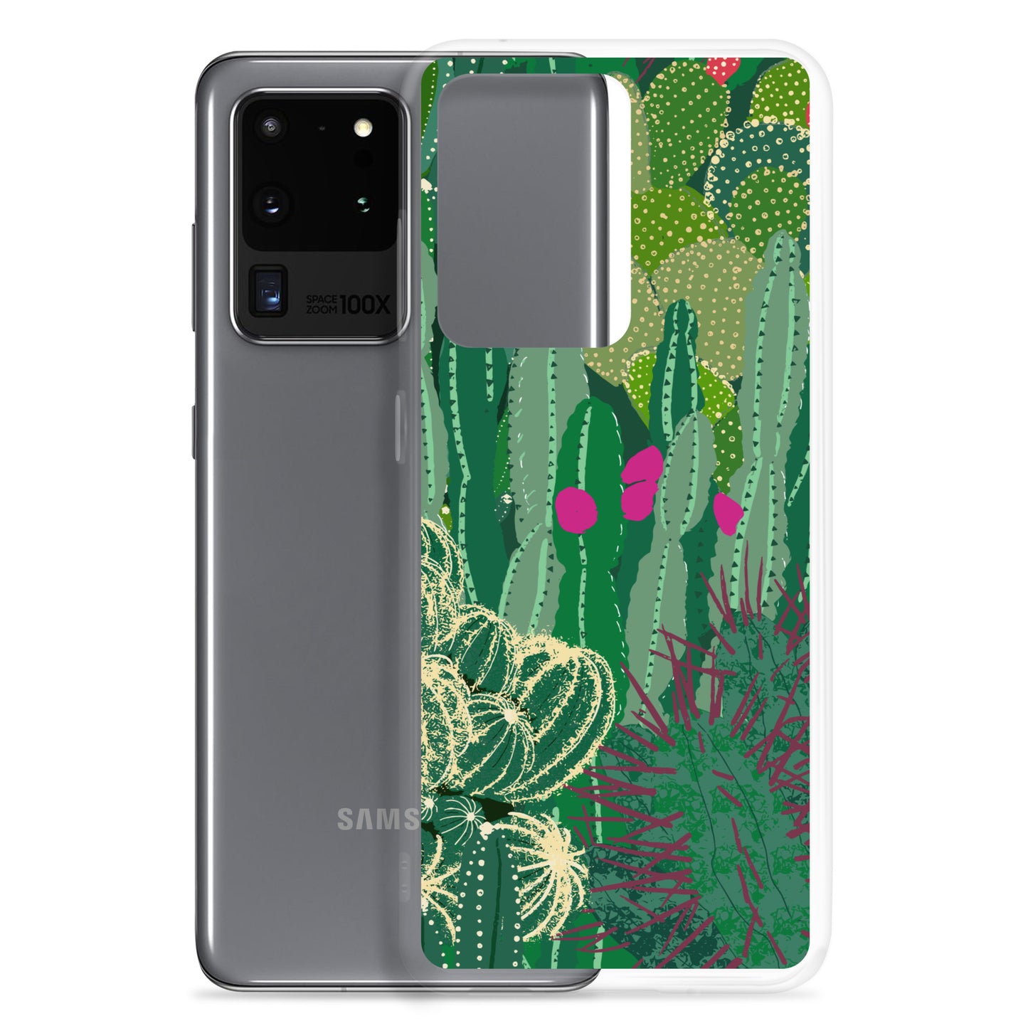 Cactus Cluster Clear Case for Samsung®