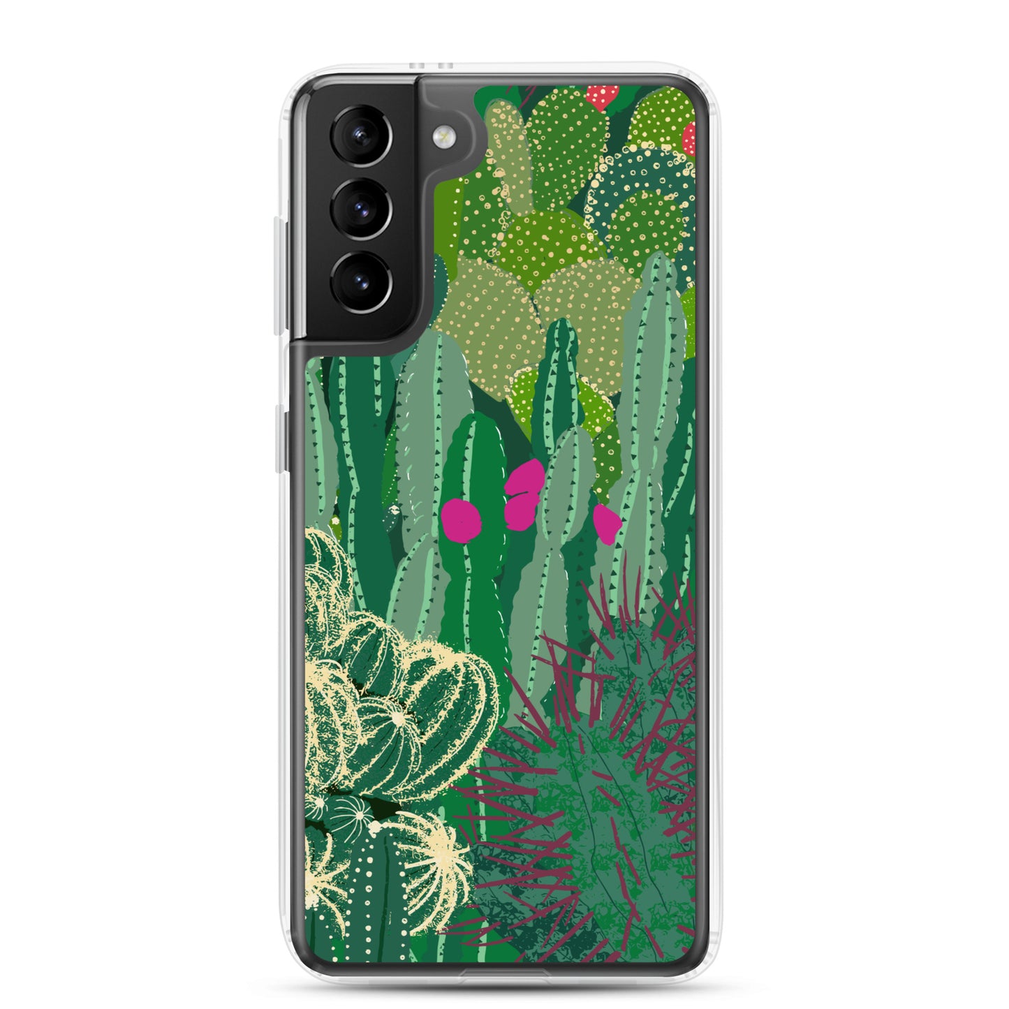 Cactus Cluster Clear Case for Samsung®