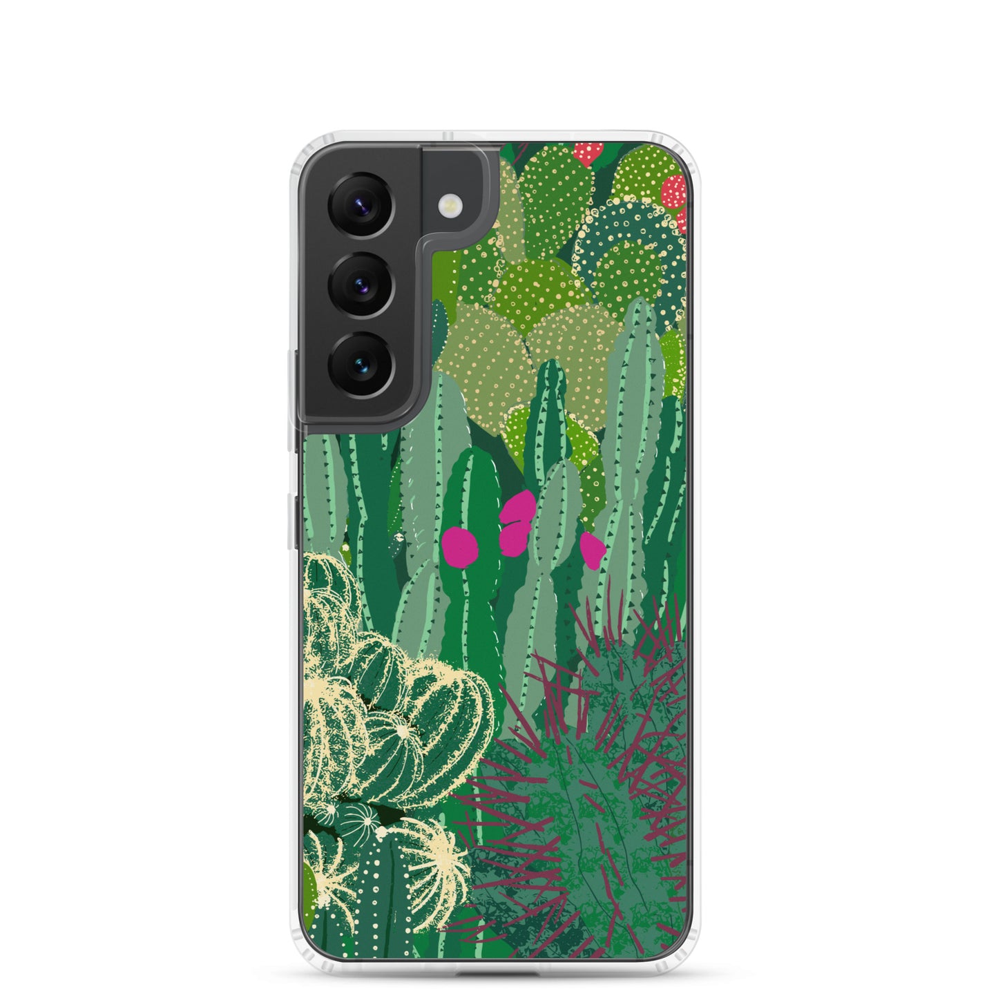 Cactus Cluster Clear Case for Samsung®