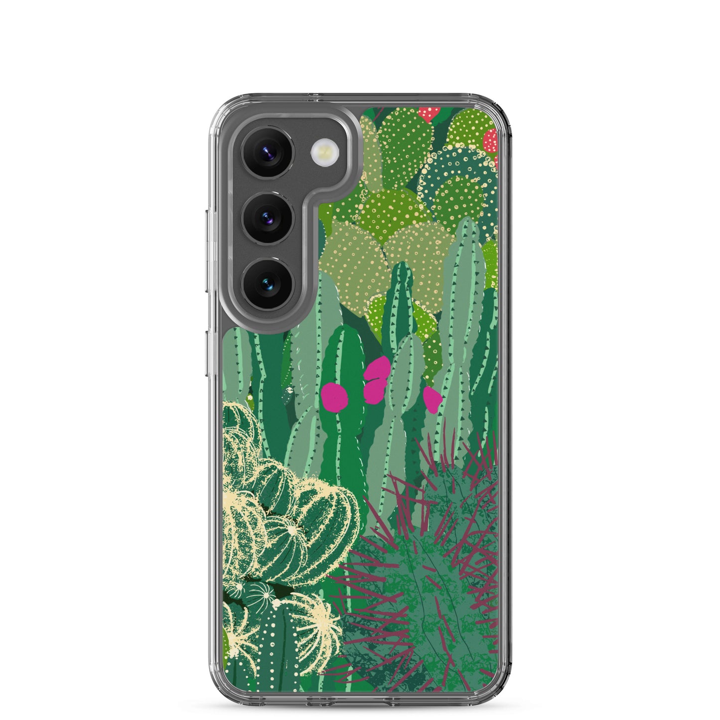 Cactus Cluster Clear Case for Samsung®