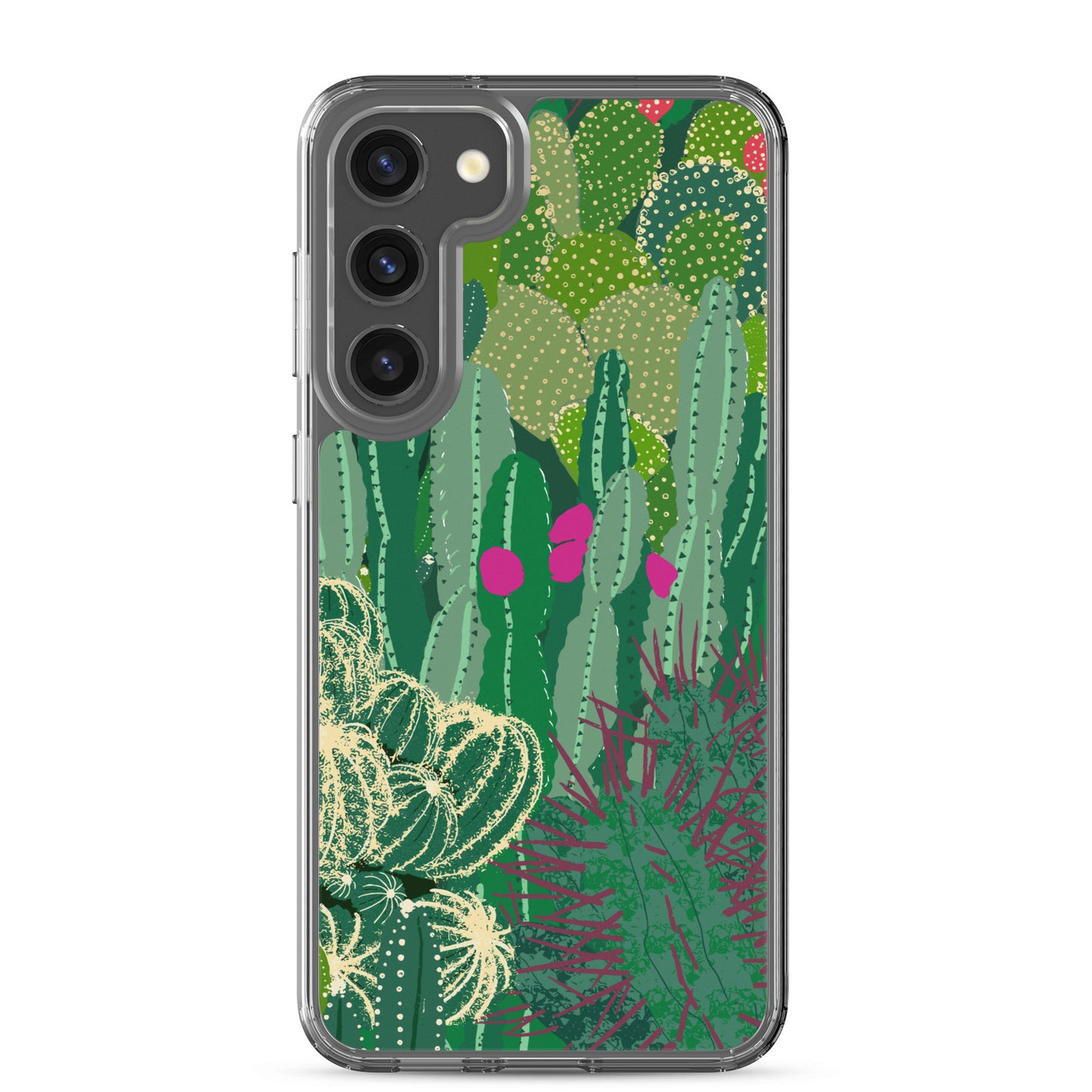 Cactus Cluster Clear Case for Samsung®