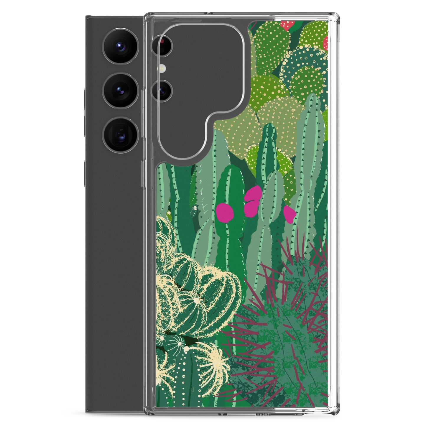 Cactus Cluster Clear Case for Samsung®