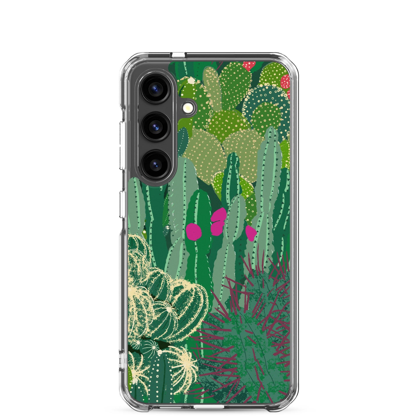 Cactus Cluster Clear Case for Samsung®