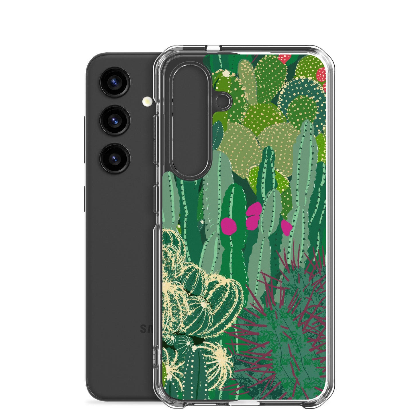 Cactus Cluster Clear Case for Samsung®