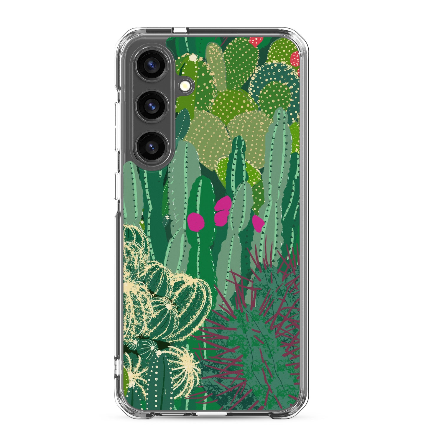 Cactus Cluster Clear Case for Samsung®