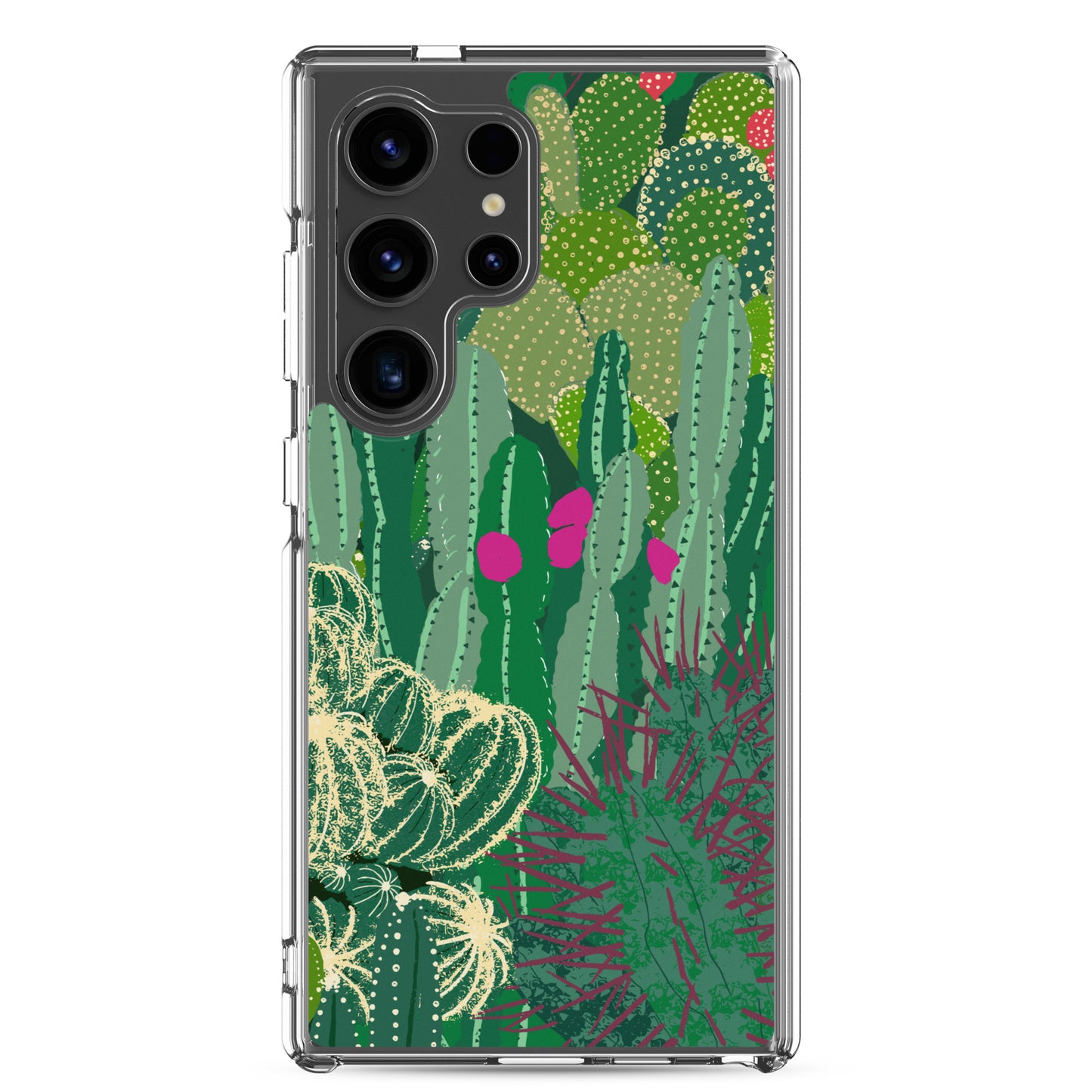 Cactus Cluster Clear Case for Samsung®