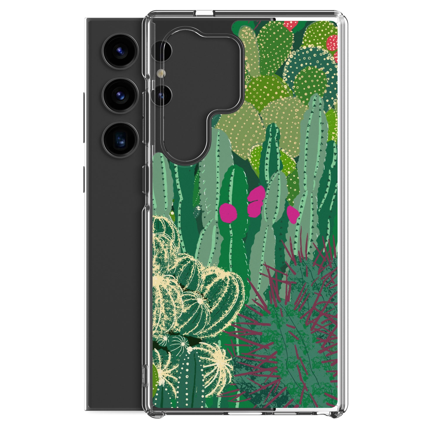 Cactus Cluster Clear Case for Samsung®