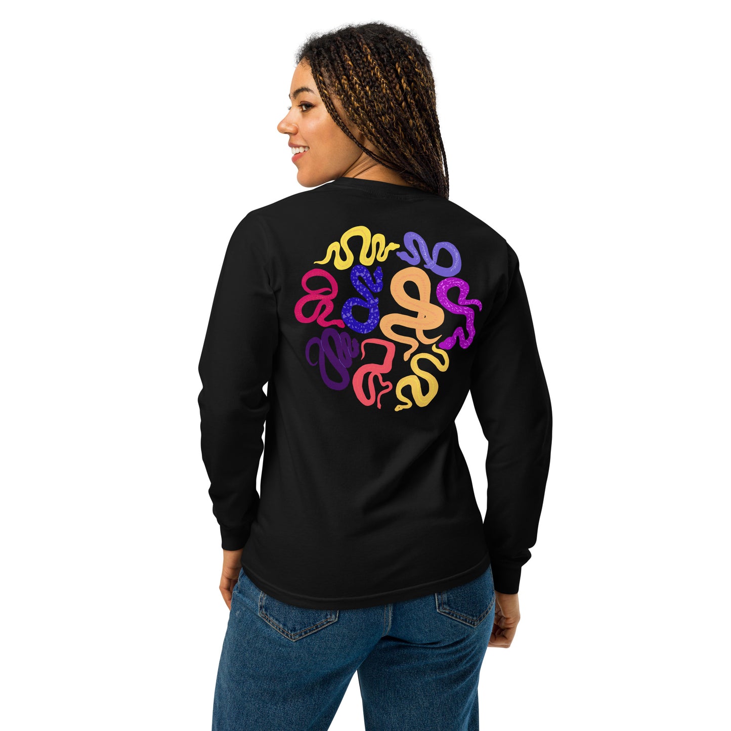 Snek Pie Comfort Colors heavyweight long-sleeve shirt