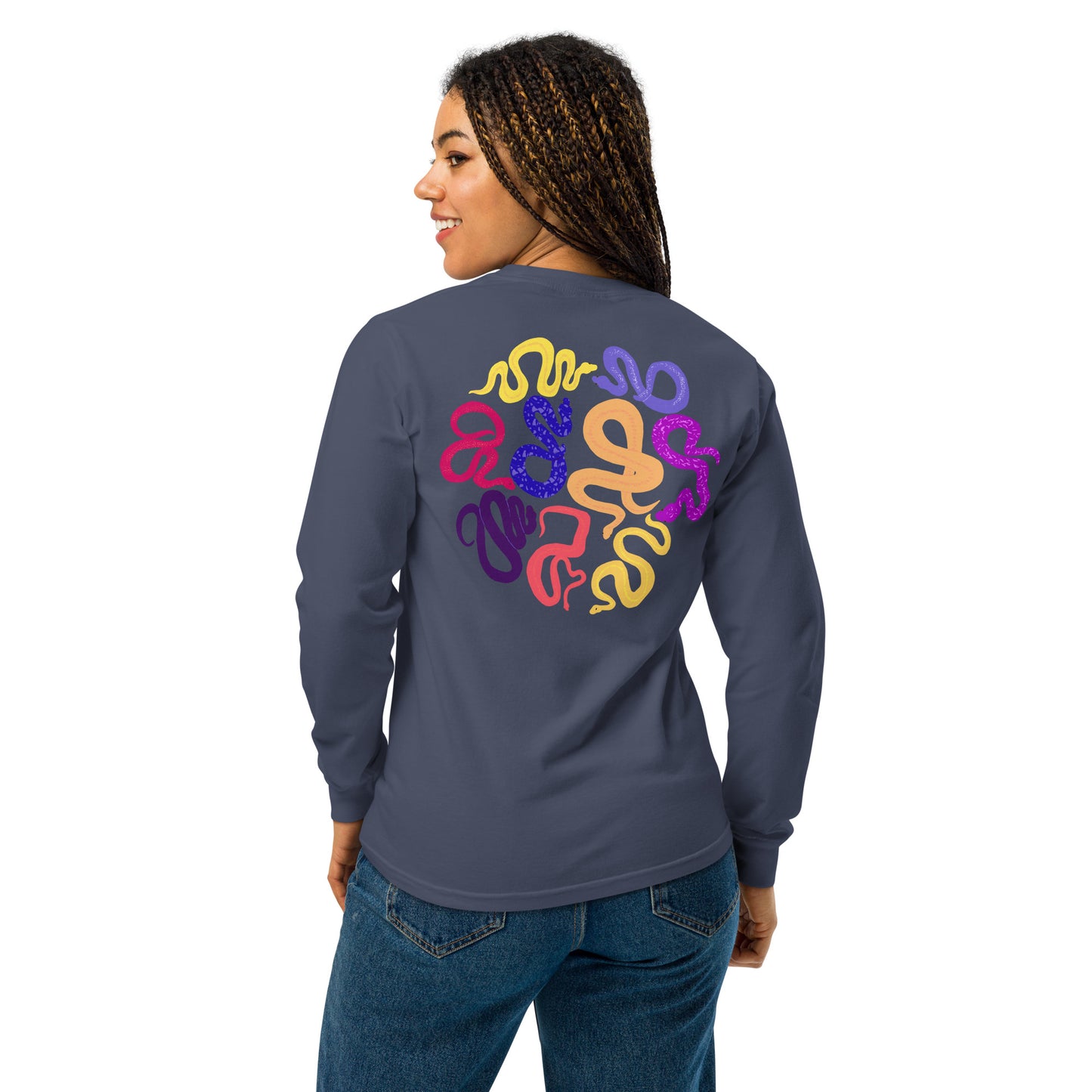 Snek Pie Comfort Colors heavyweight long-sleeve shirt