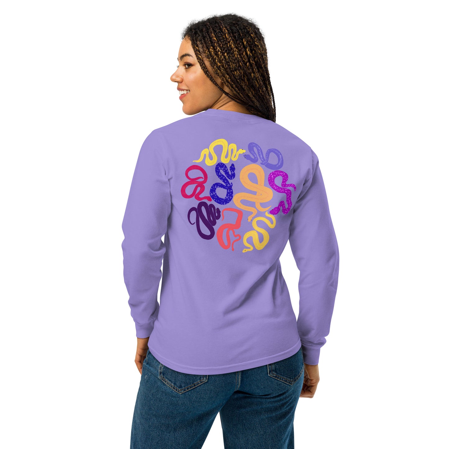 Snek Pie Comfort Colors heavyweight long-sleeve shirt