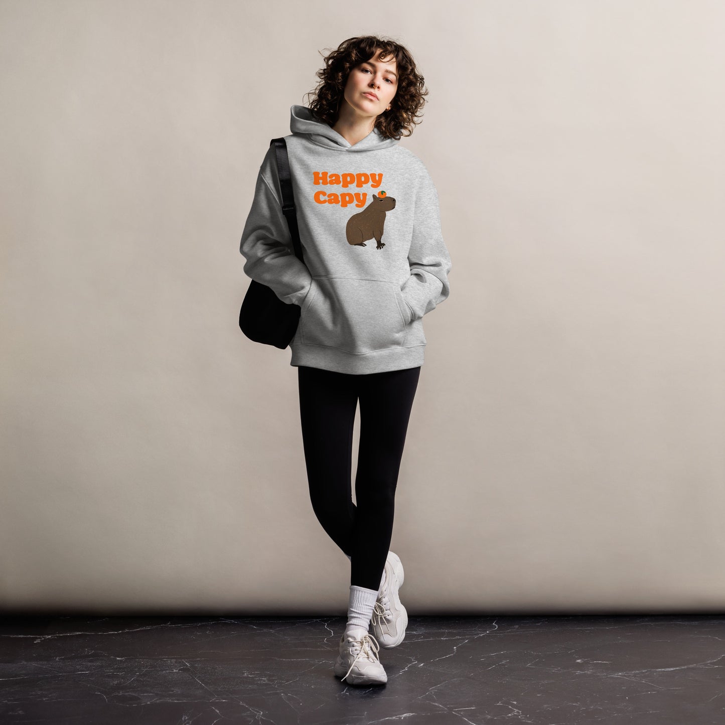 Happy Capy Unisex oversized hoodie