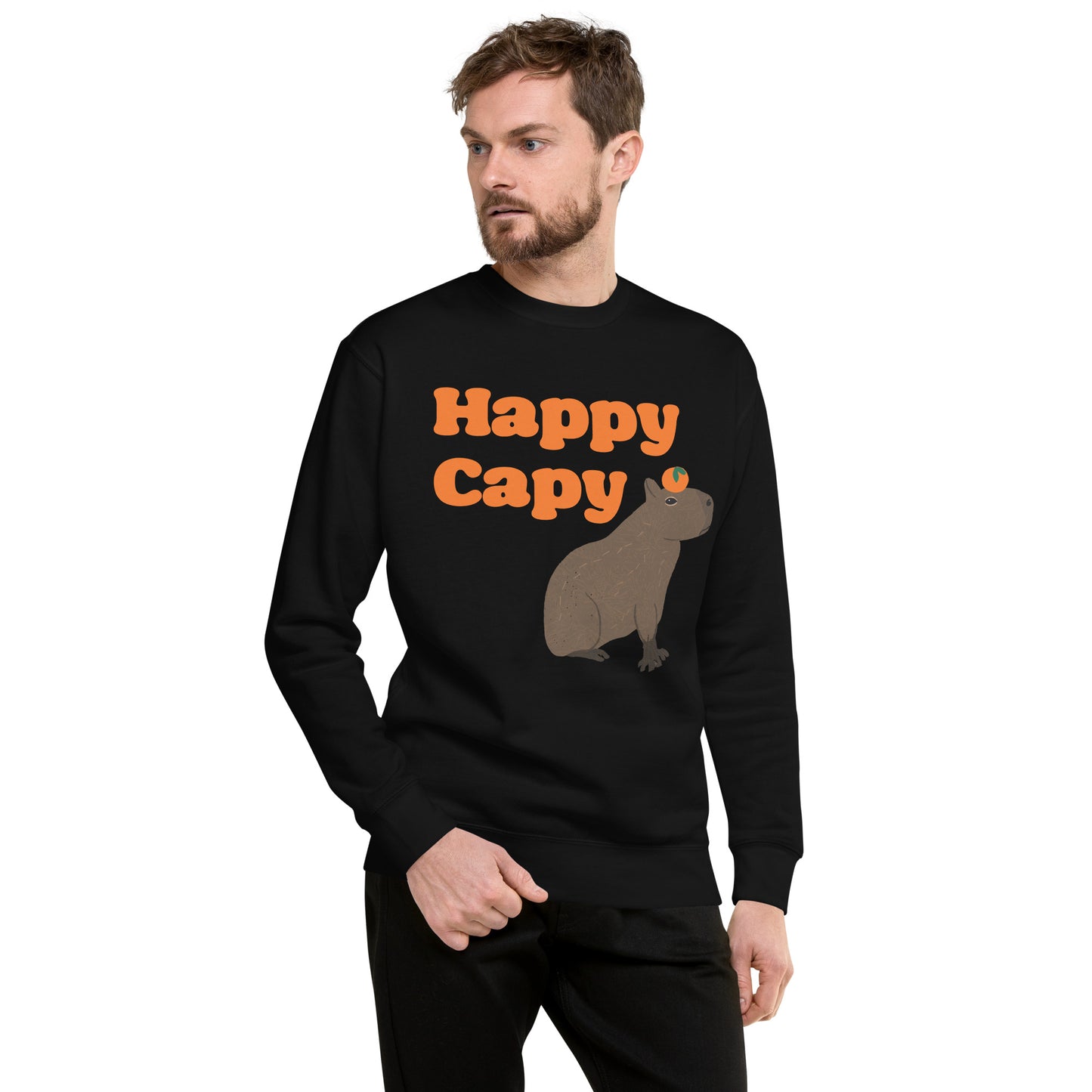 Happy Capy Unisex Premium Sweatshirt