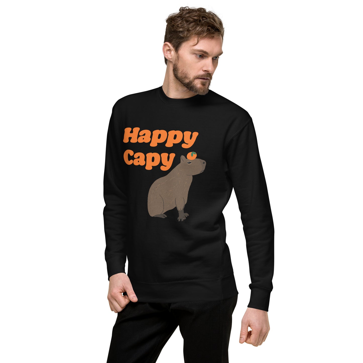 Happy Capy Unisex Premium Sweatshirt