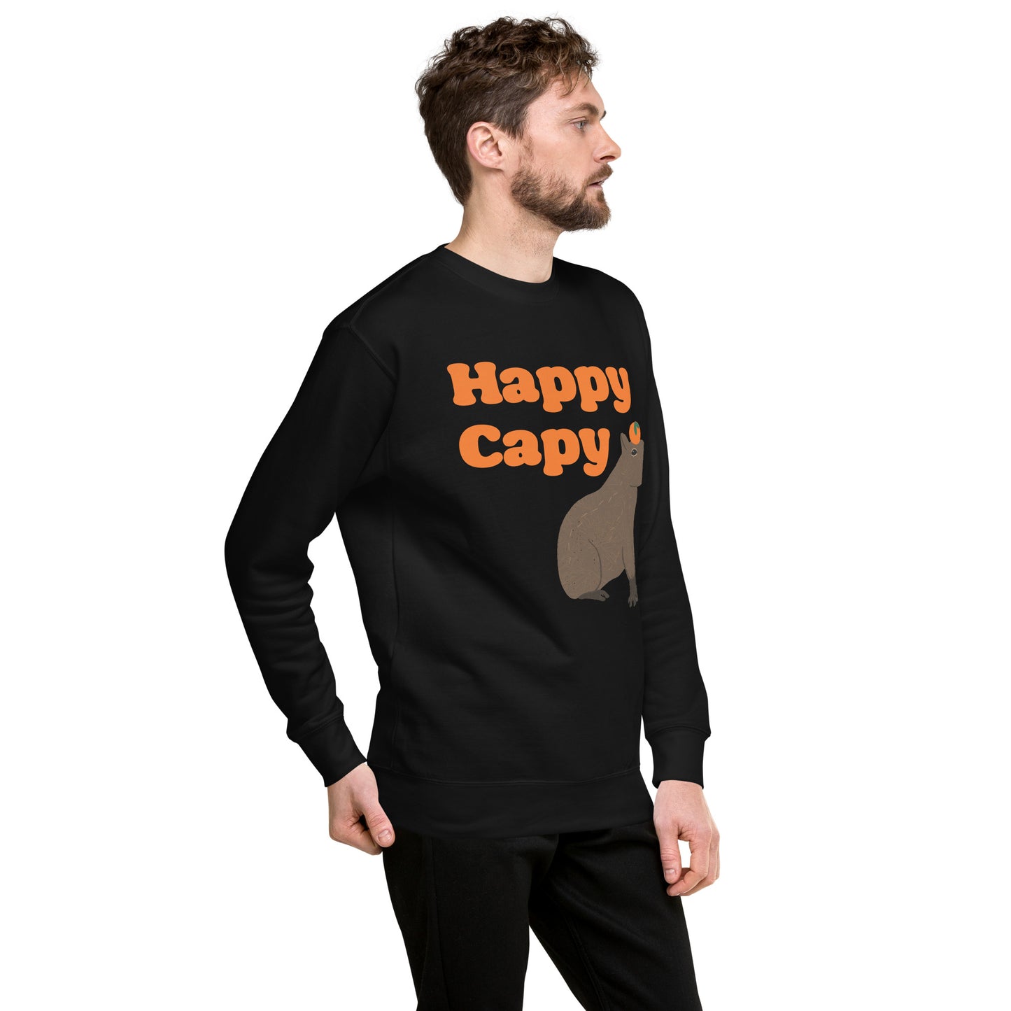 Happy Capy Unisex Premium Sweatshirt