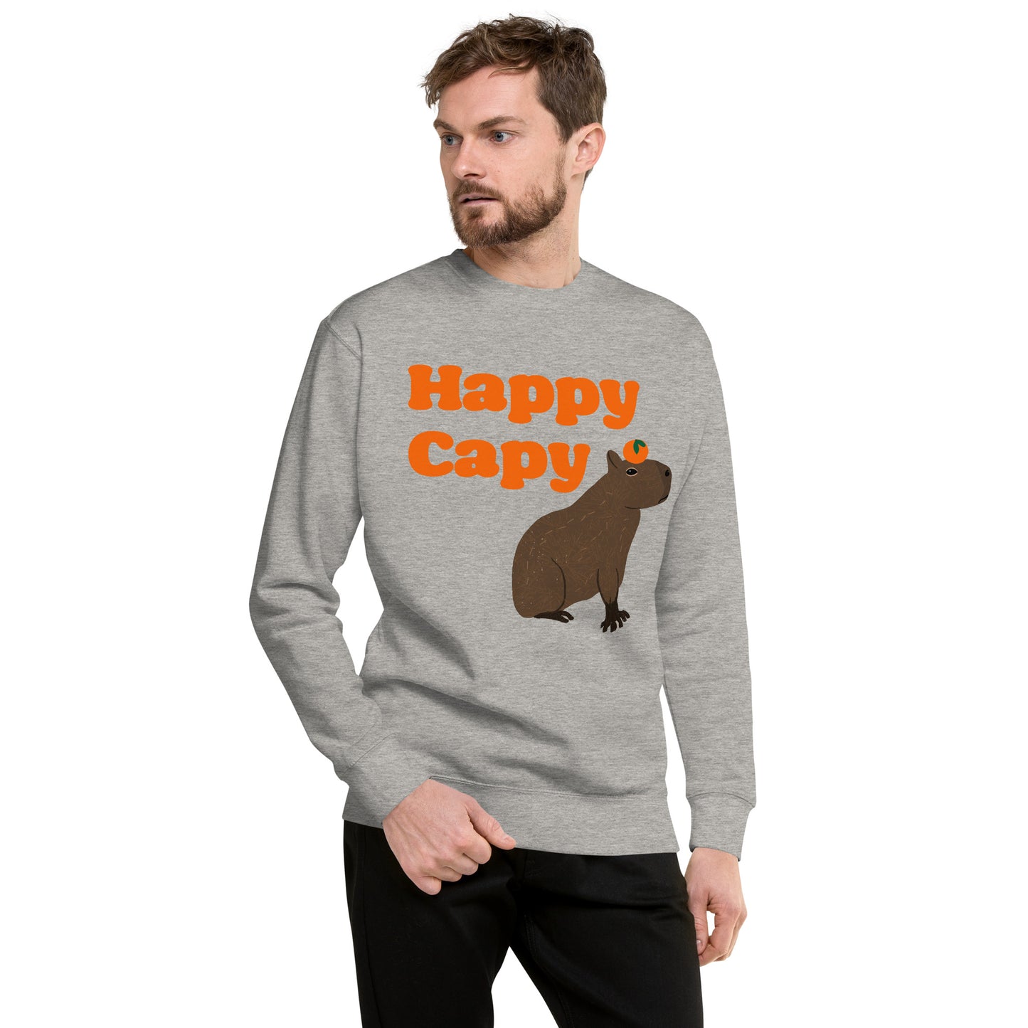 Happy Capy Unisex Premium Sweatshirt