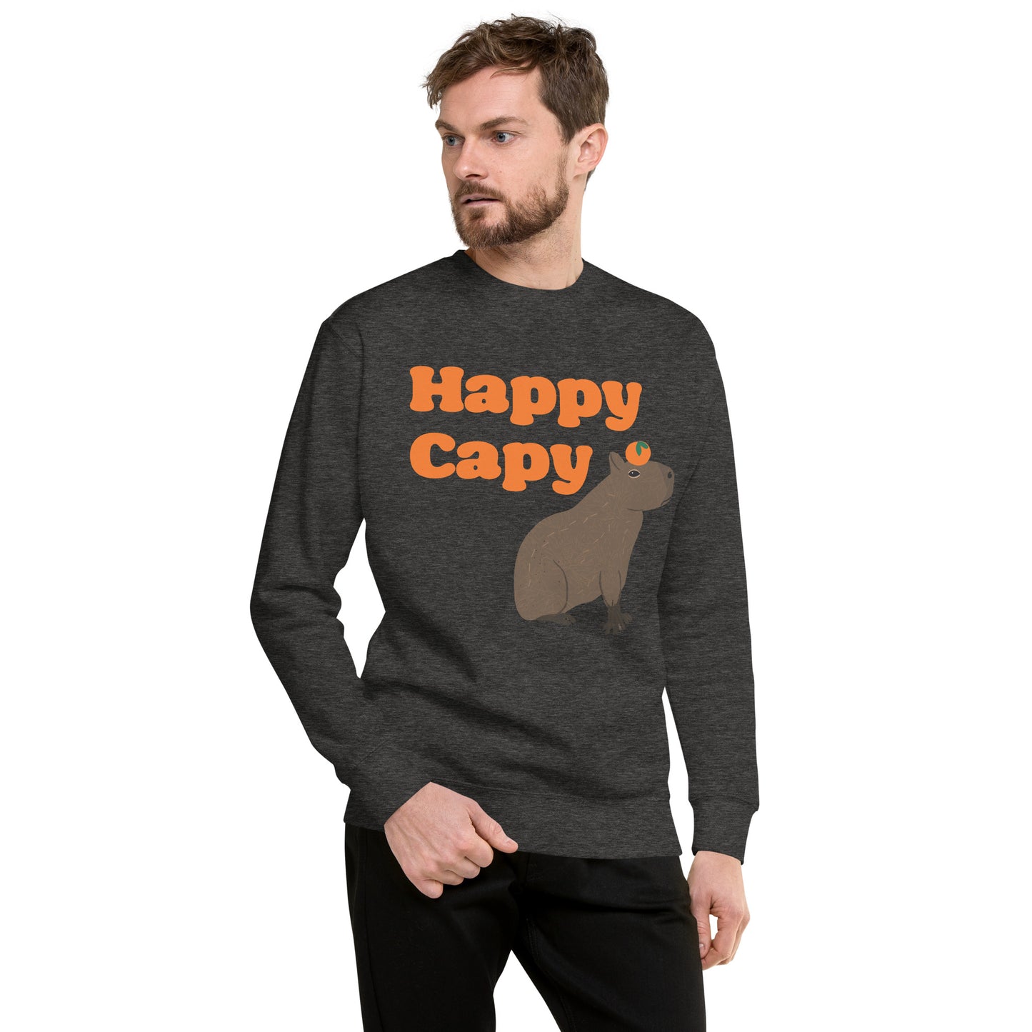 Happy Capy Unisex Premium Sweatshirt