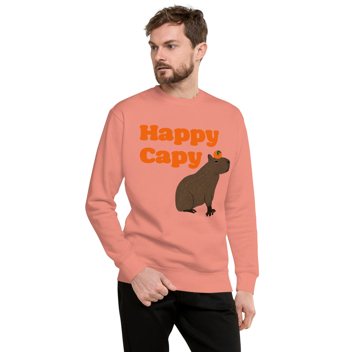 Happy Capy Unisex Premium Sweatshirt