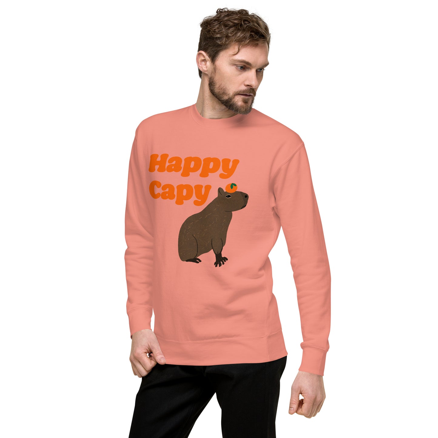 Happy Capy Unisex Premium Sweatshirt