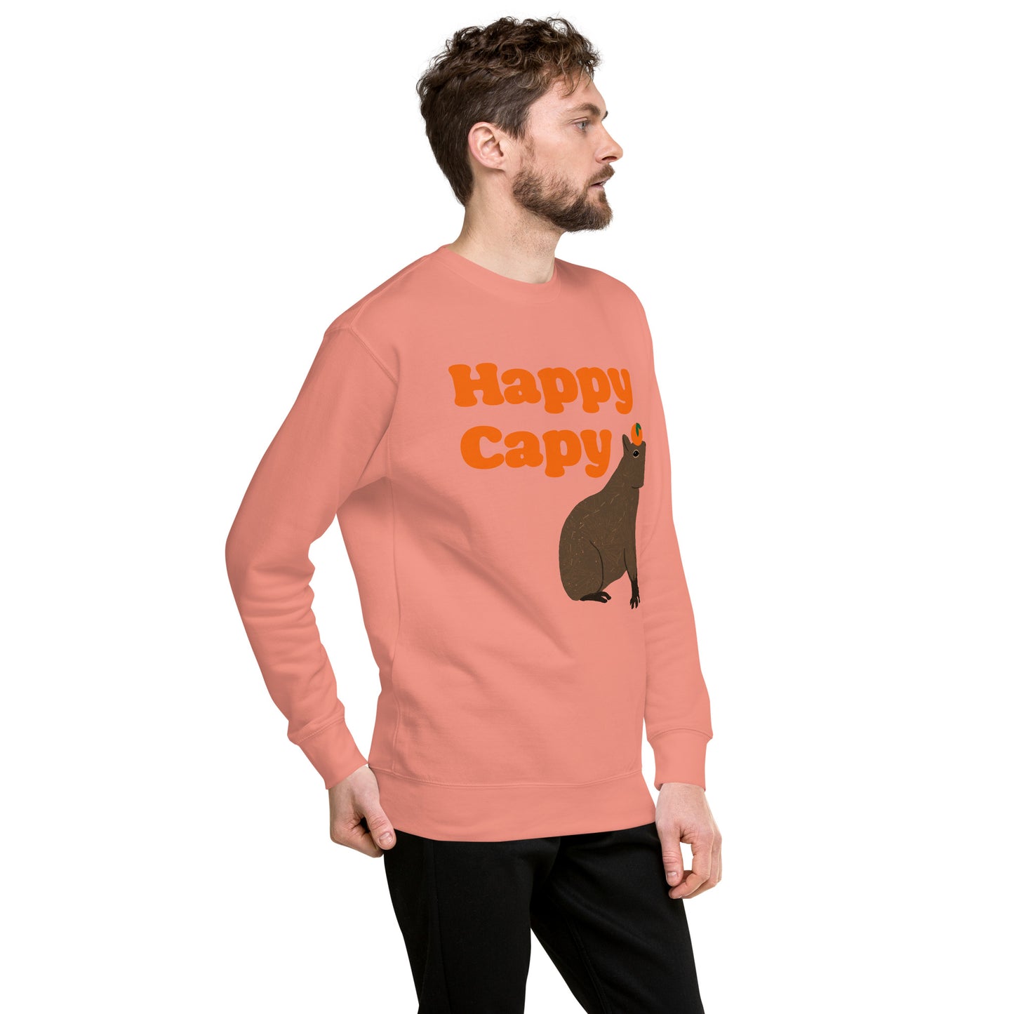 Happy Capy Unisex Premium Sweatshirt