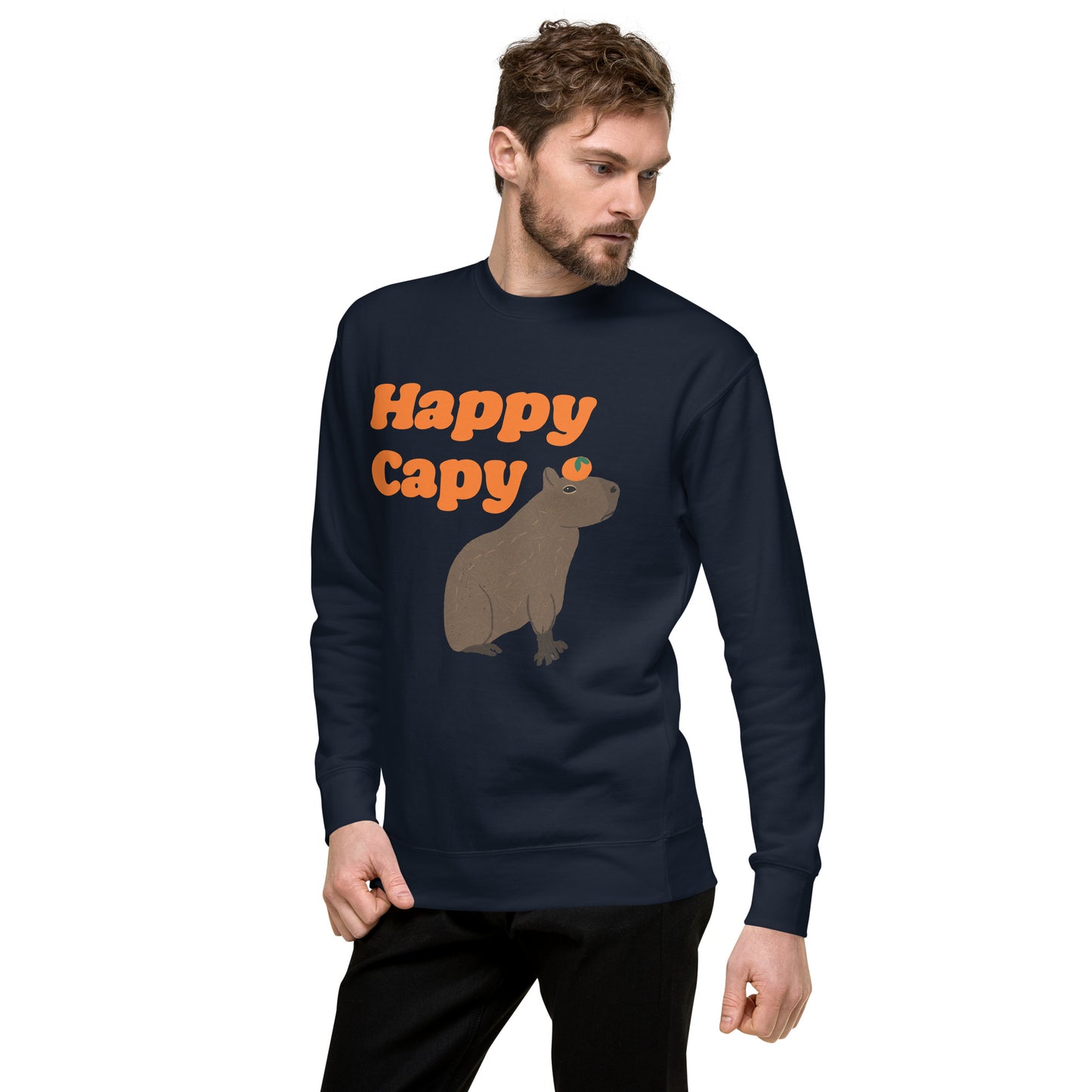 Happy Capy Unisex Premium Sweatshirt