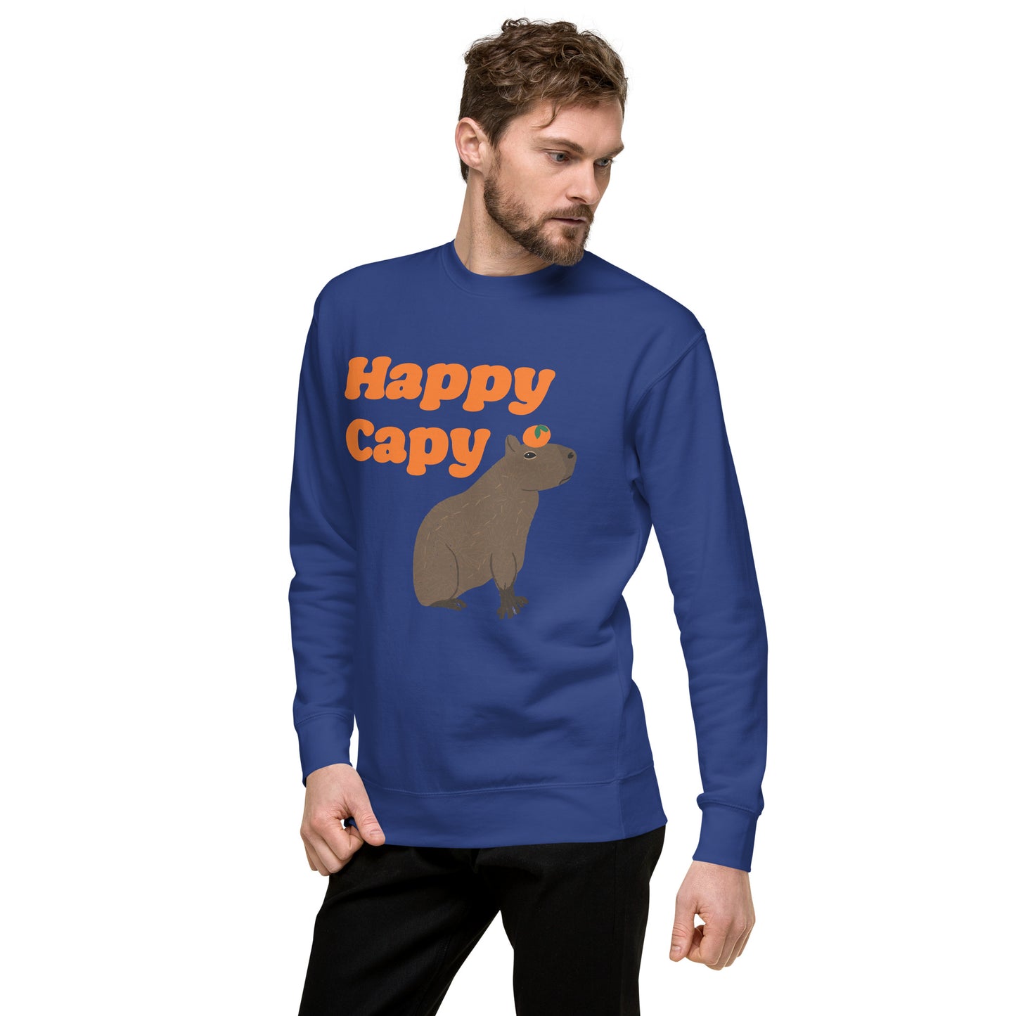 Happy Capy Unisex Premium Sweatshirt