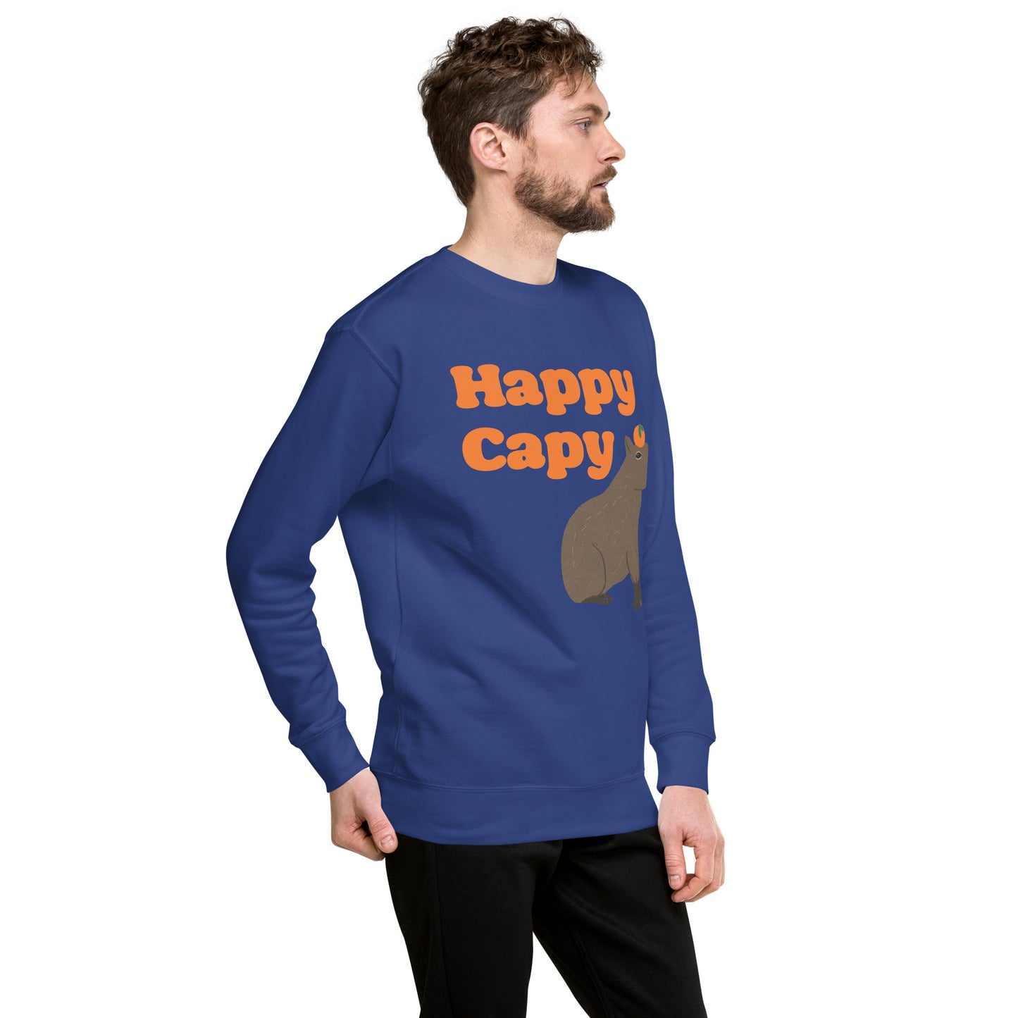 Happy Capy Unisex Premium Sweatshirt