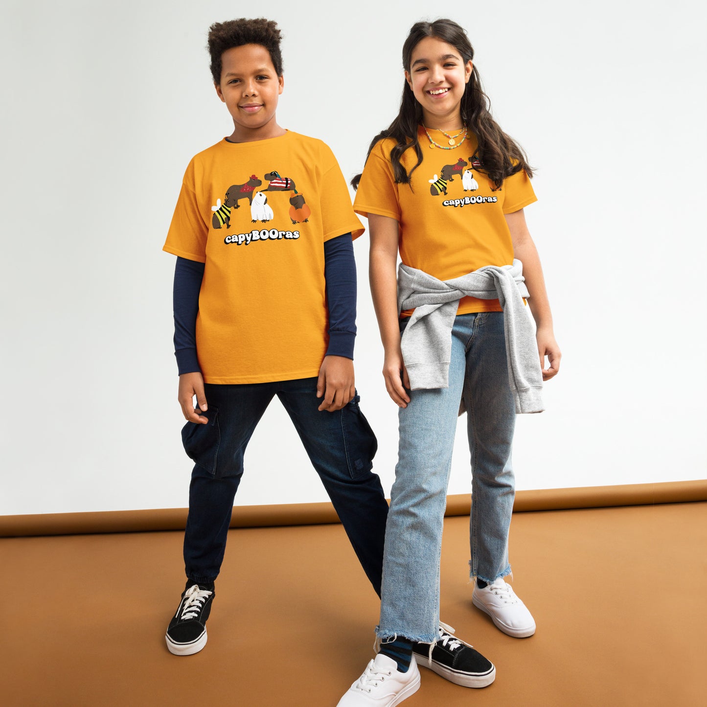 CapyBOOra Youth classic tee