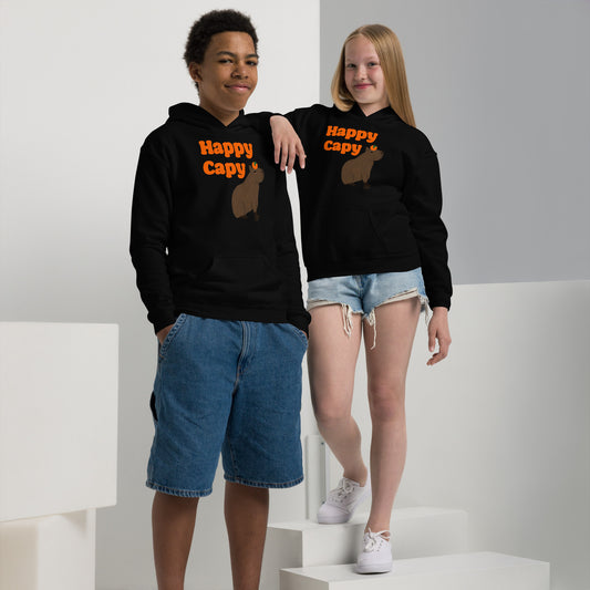 Happy Capy Youth heavy blend hoodie